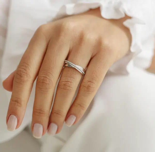 Drishti Jewels Double Cross Band