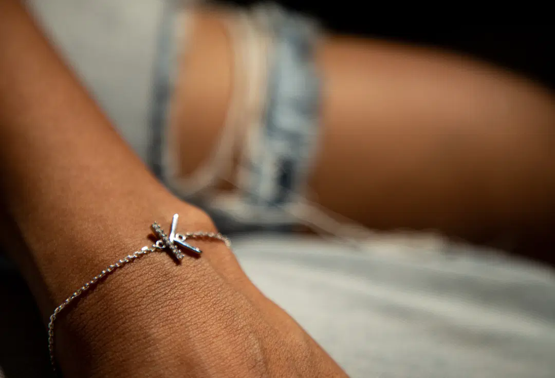Drishti Jewels Initial K Bracelet