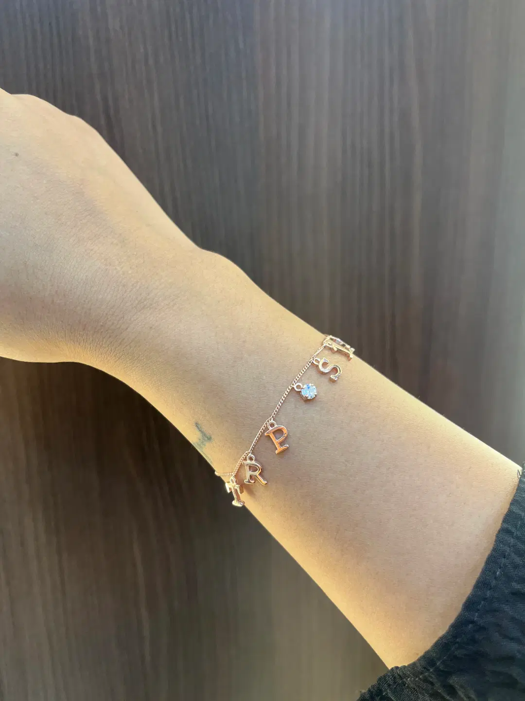 Drishti Jewels Personalised Charm Bracelet image 2