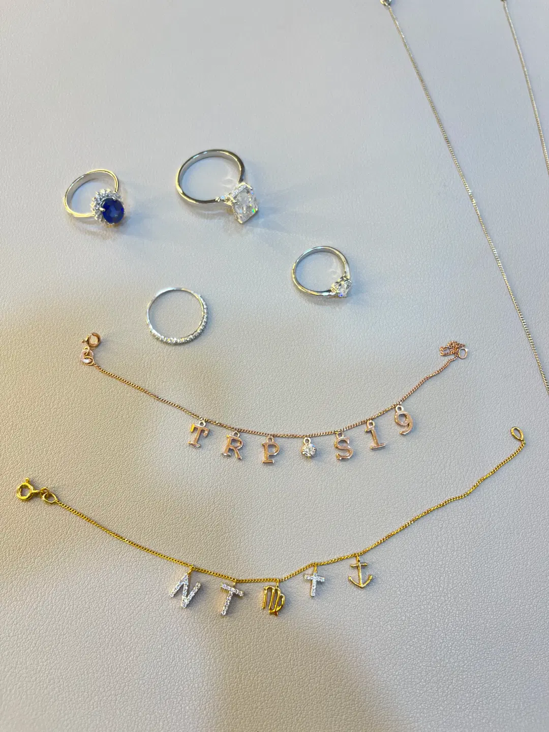 Drishti Jewels Personalised Charm Bracelet image 3