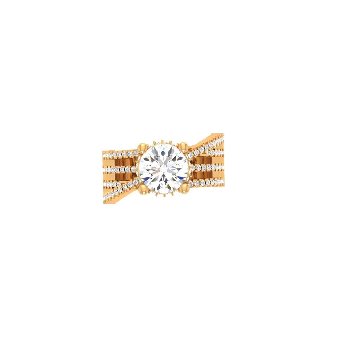 Drishti Jewels Solitaire Band image 3